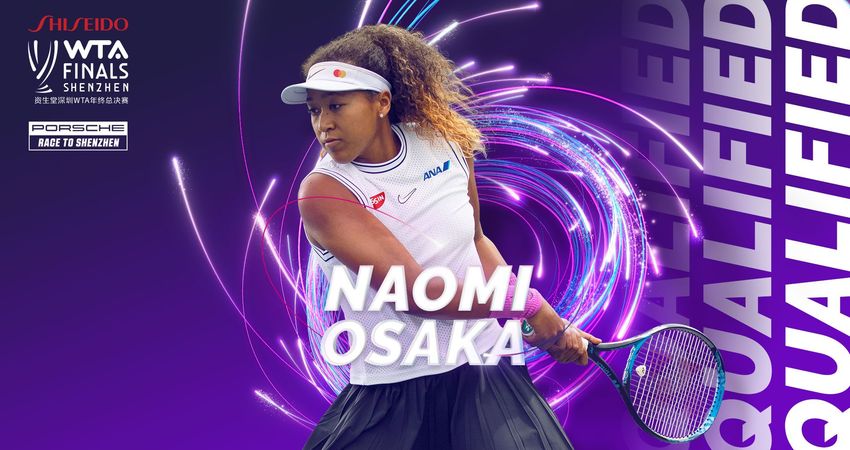 Osaka becomes fifth qualifier for Shiseido WTA Finals Shenzhen