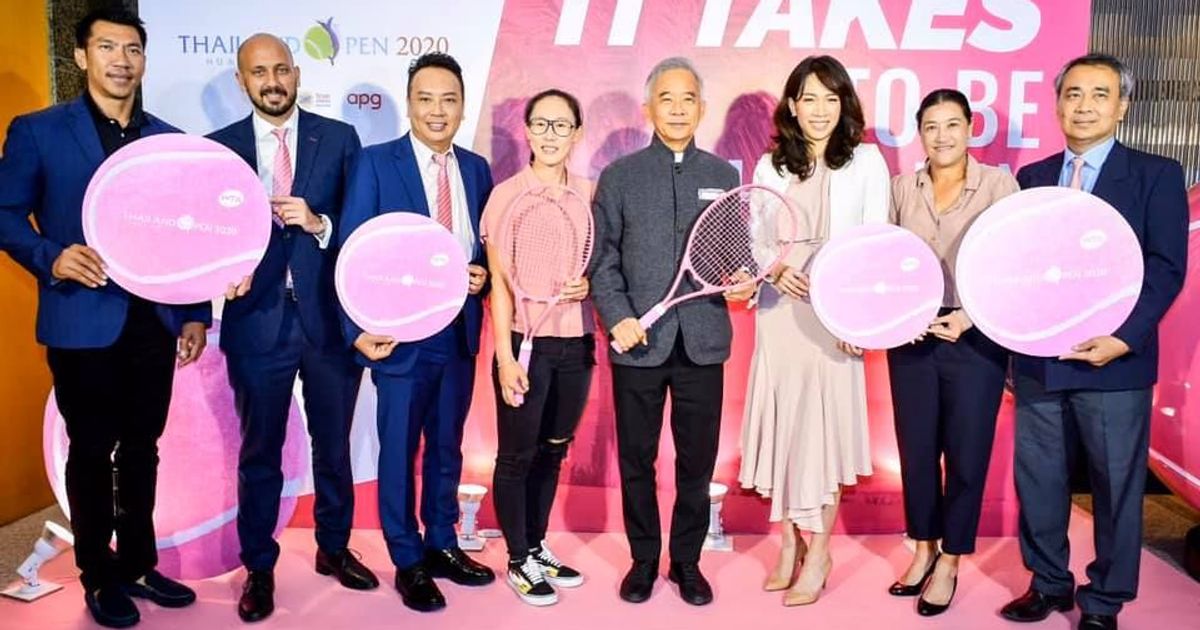 WTA Thailand Open 2020 turns pink to support breast cancer