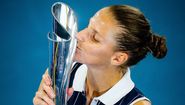 pliskova brisbane 2020 trophy - getty