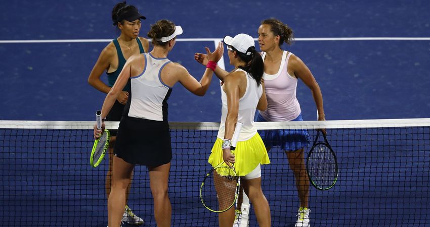 Hsieh Su-Wei Barbora Siniakova Barbora Krejcikova Zheng Saisai 2020 Dubai