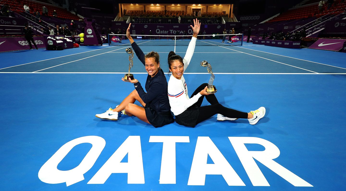 Resultado de imagem para hsieh/strycova doha 2020