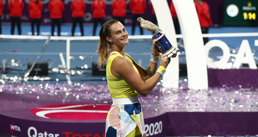 Aryna Sabalenka - Doha 2020 - Getty