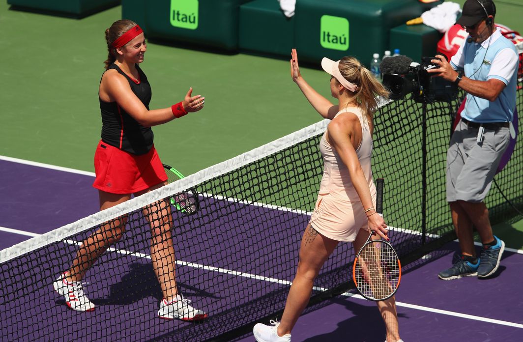 Jelena Ostapenko, Elina Svitolina, Miami 2018