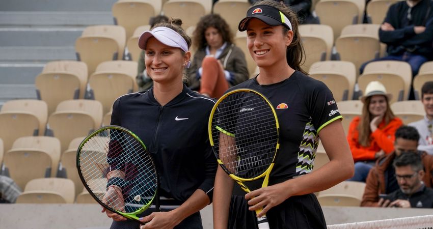 Konta and Vondrousova, French Open 2019 (Getty)