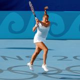 Mary Pierce at the Athens Olympics in 2004