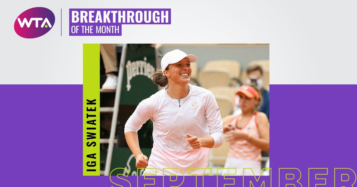 September 2020 Breakthrough of the Month: Iga Swiatek