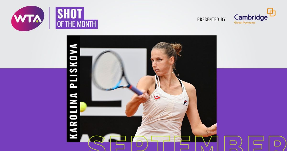 September 2020 Shot of the Month: Karolina Pliskova