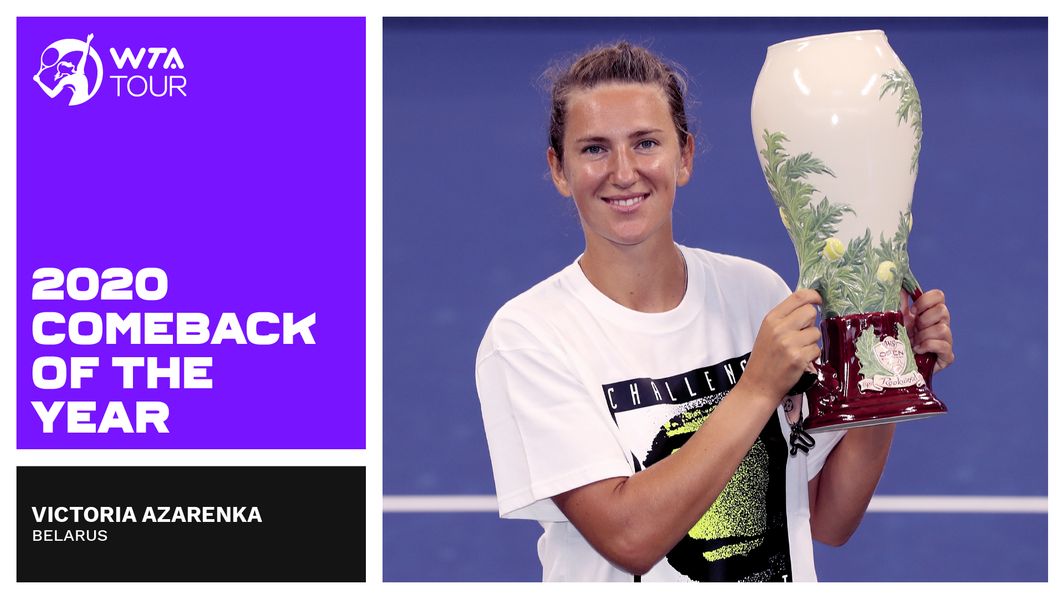 Victoria Azarenka claimed her first title in over four years at the 2020 Western & Southern Open before reaching her fifth career Grand Slam final at the US Open and an additional final at the J&T Banka Ostrava Open.