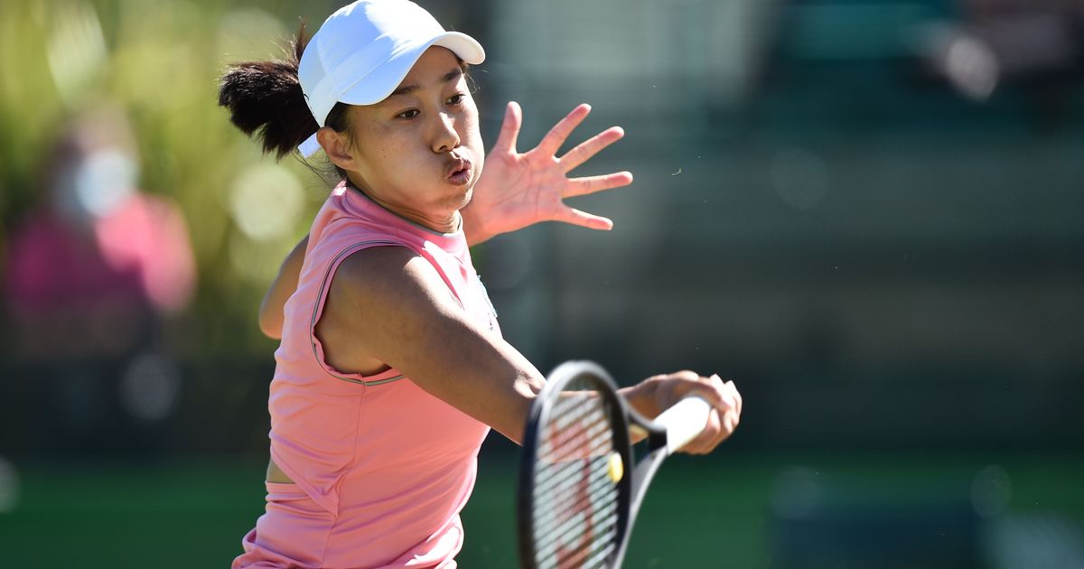 Zhang zips past Davis into first final of season Nottingham Highlights