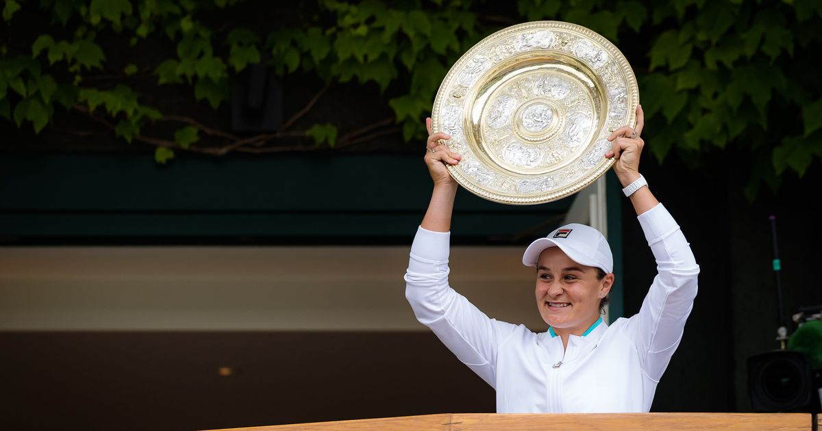 'Always a joy to watch' - Wimbledon champ Barty showered ...