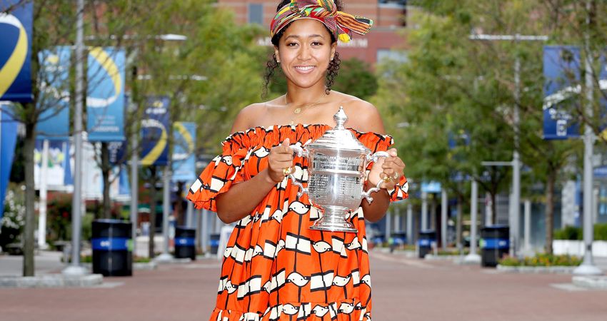 Naomi Osaka US OPen trophy