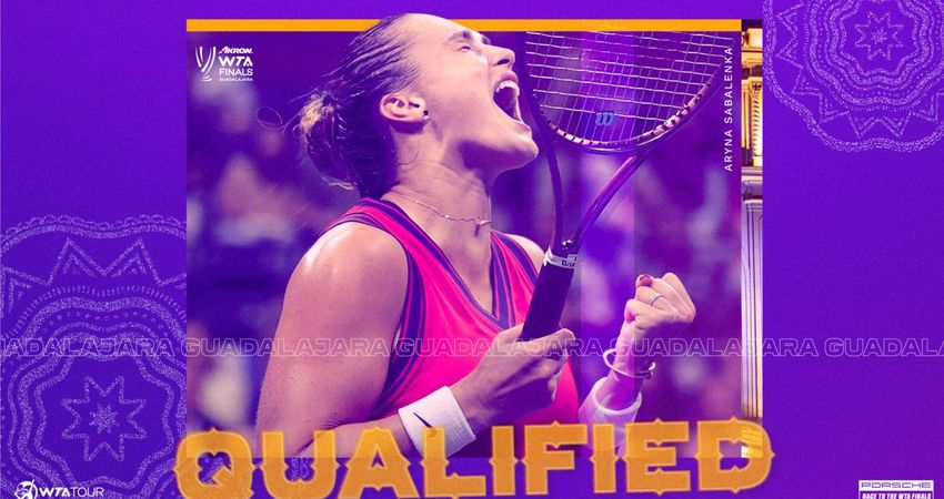 Aryna Sabalenka has qualified for the 2021 WTA Finals