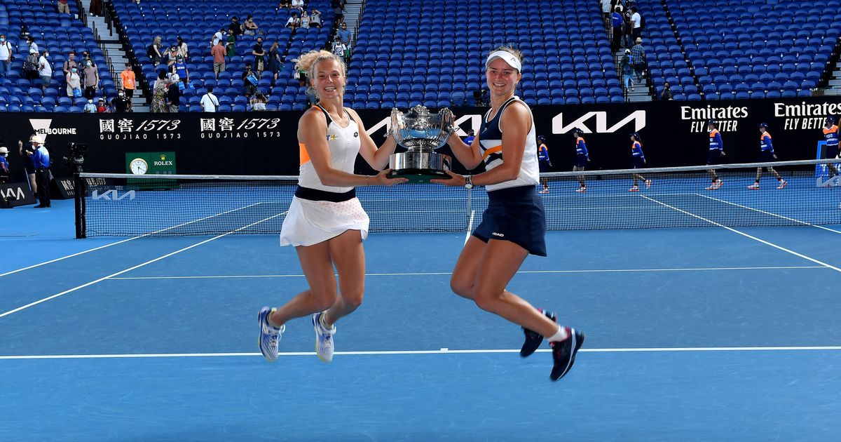 Krejcikova, Siniakova battle to first Australian Open women's doubles title