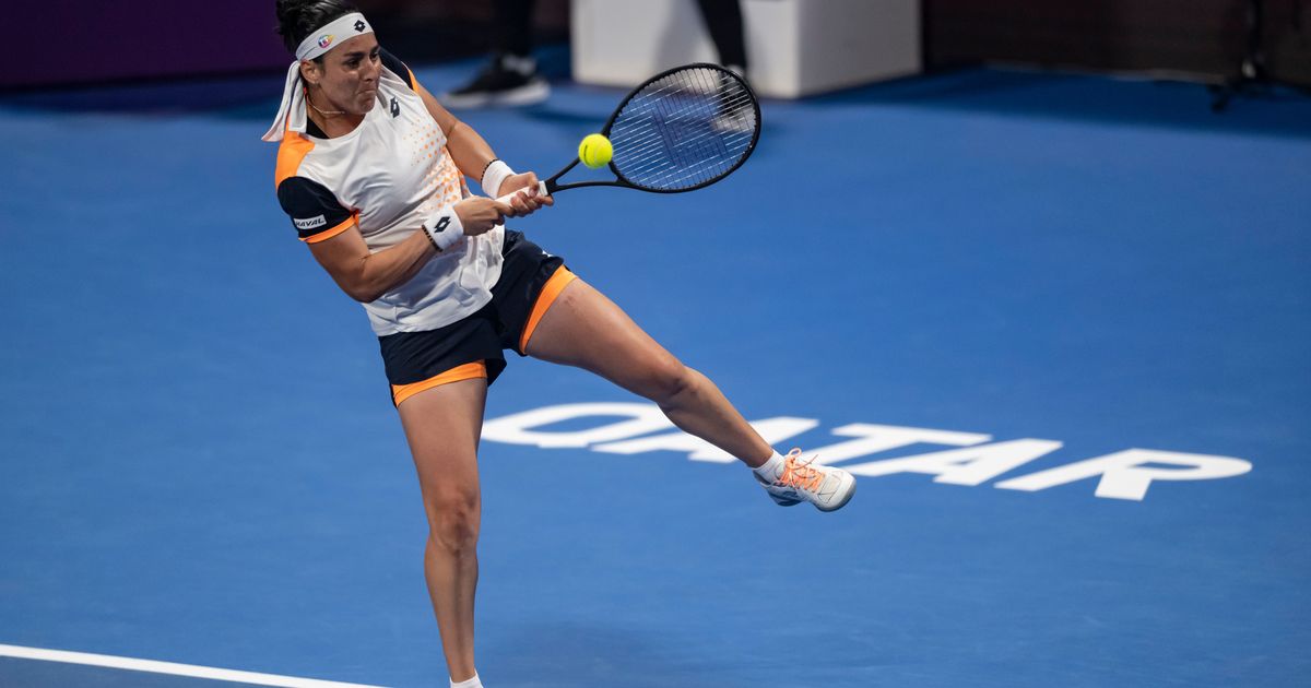 Jabeur battles into Doha quarterfinals; Sabalenka, Muguruza cruise