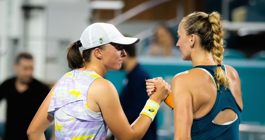Iga Swiatek, Petra Kvitova - Miami 2022