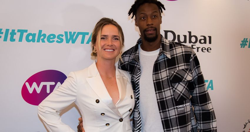Elina Svitolina and Gael Monfils