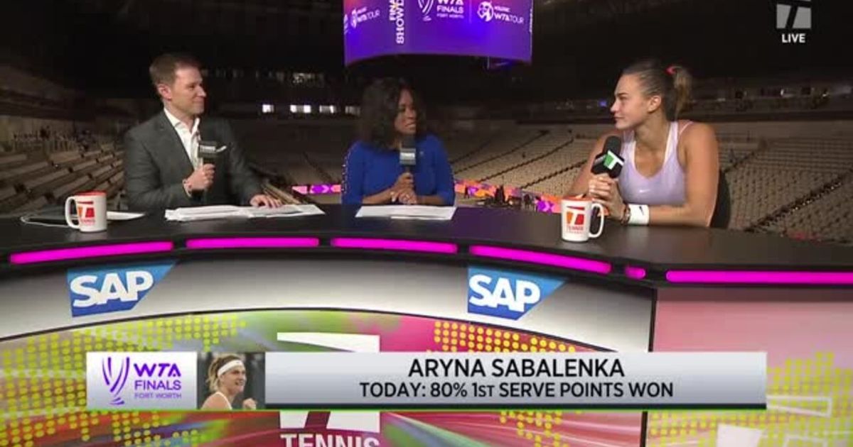 'I did everything that was under my control': Sabalenka post-match