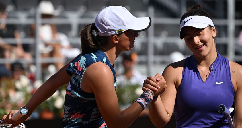 Iga Swiatek, Bianca Andreescu - Roma 2022
