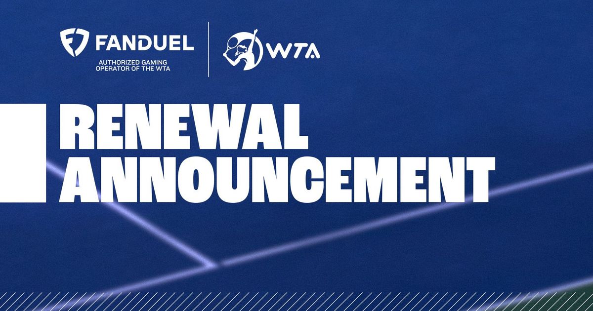 FanDuel and WTA renew multiyear agreement