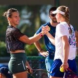 Aryna Sabalenka and Elena Rybakina