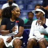 Venus and Serena Williams, 2023 US Open (Getty)