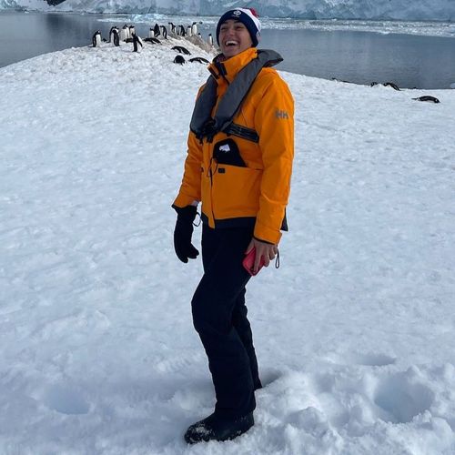 Caroline Garcia in Antarctica (@carogarcia/X)