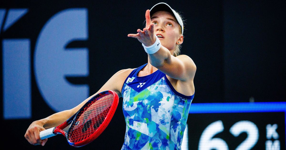 Rybakina reaches Brisbane semifinals after Potapova retires