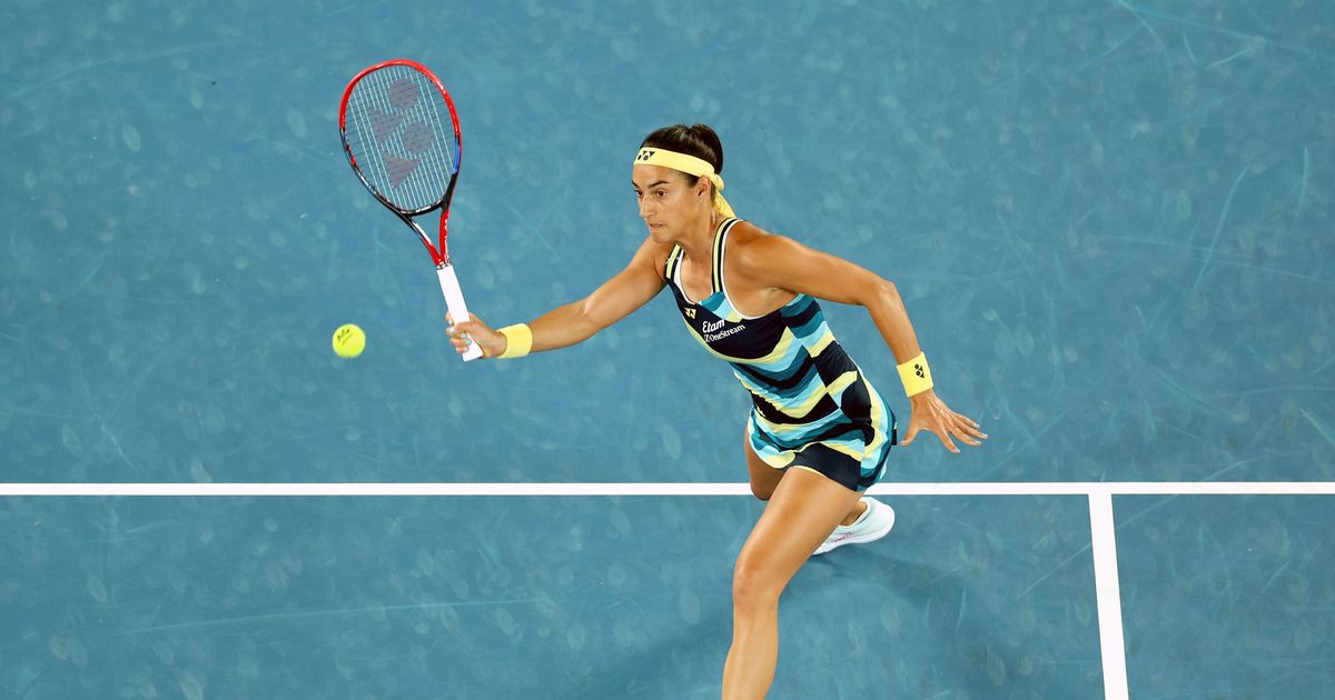 Garcia outserves Osaka to win Australian Open first round