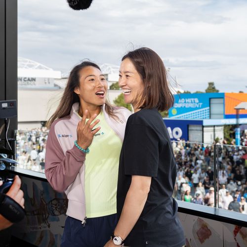 Zheng Qinwen Li Na Australian Open 2024