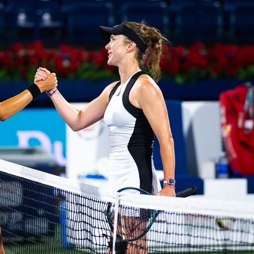 Kalinina, Svitolina - 2024 Dubai 1R