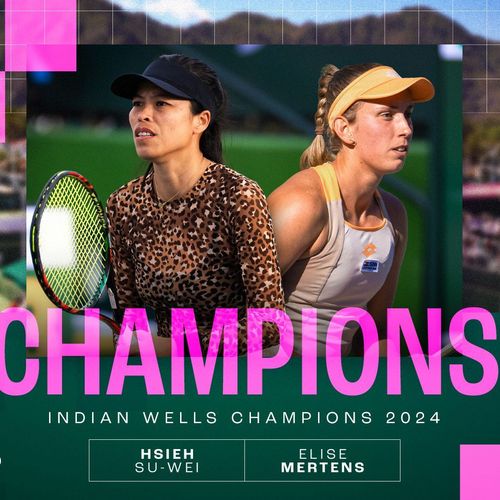 Hsieh Su Wei Elise Mertens Indian Wells 2024