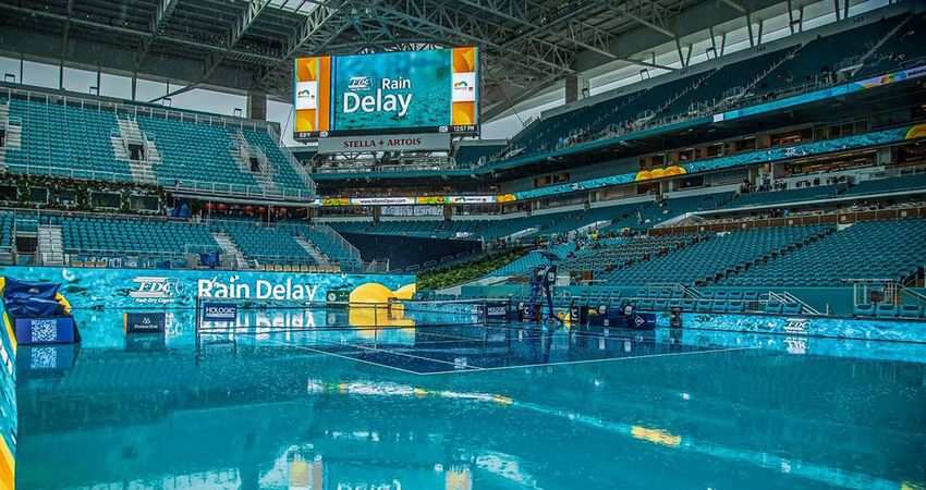 Retraso por lluvia en el Miami Open 2024