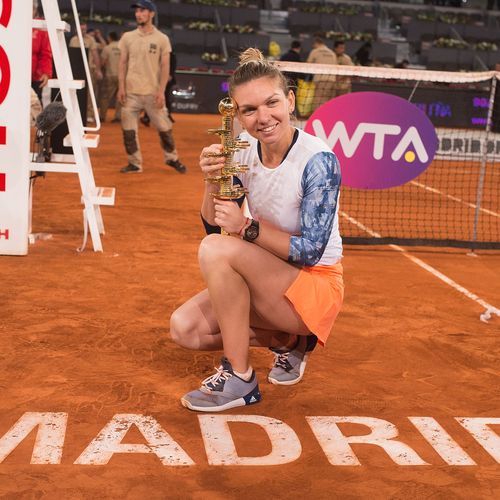 Simona Halep, 2017 Madrid (Getty)