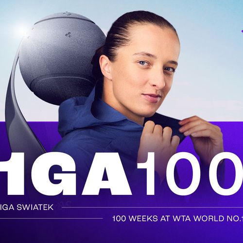 Swiatek 100 Weeks