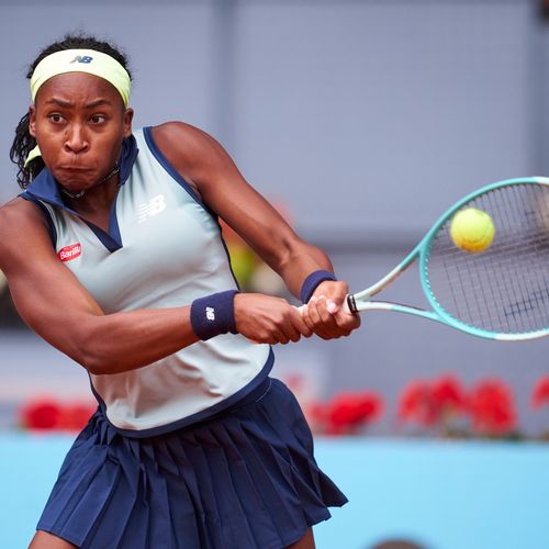 Coco Gauff, 2024 Madrid R2 (Getty)
