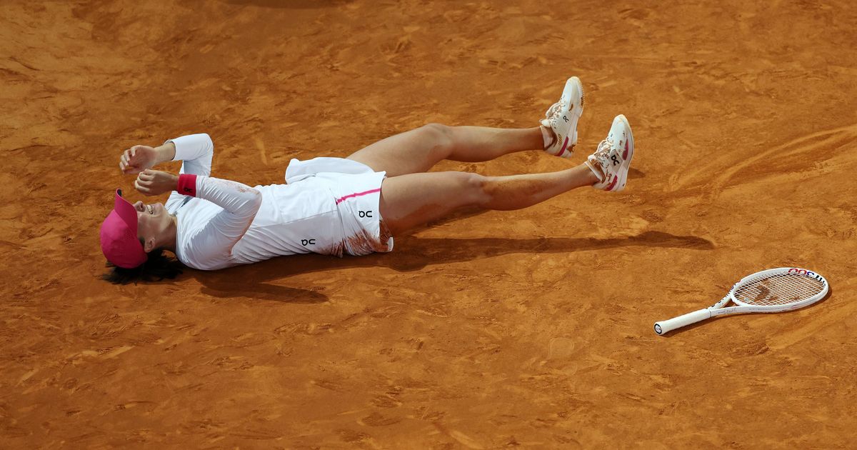 Swiatek saves three match points to beat Sabalenka for first Madrid title