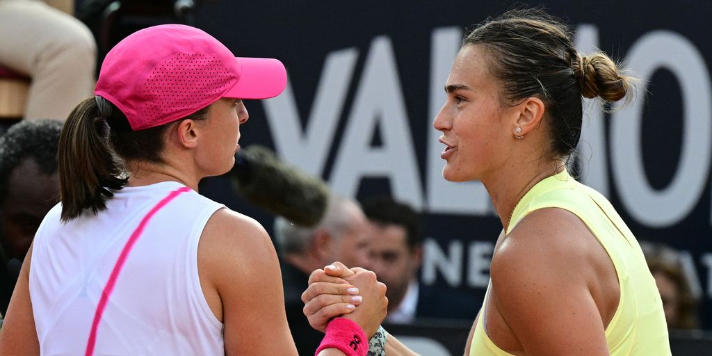 Sabalenka eyes French Open rematch vs. Swiatek: 'I'll get you there'