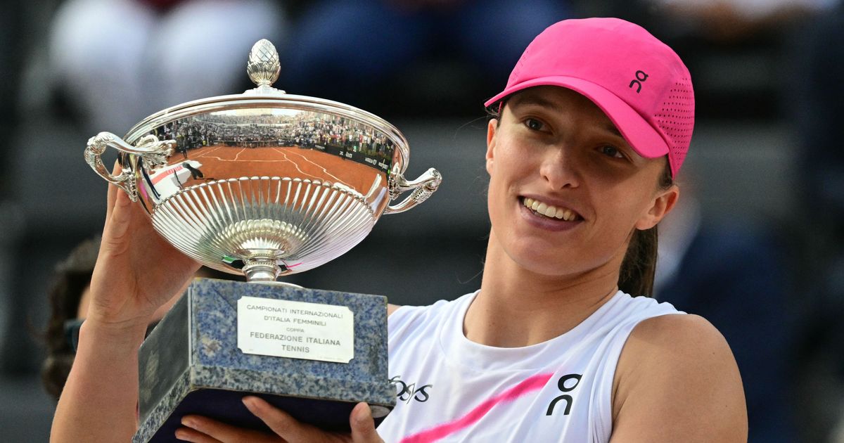 Swiatek beats Sabalenka to win third Rome title