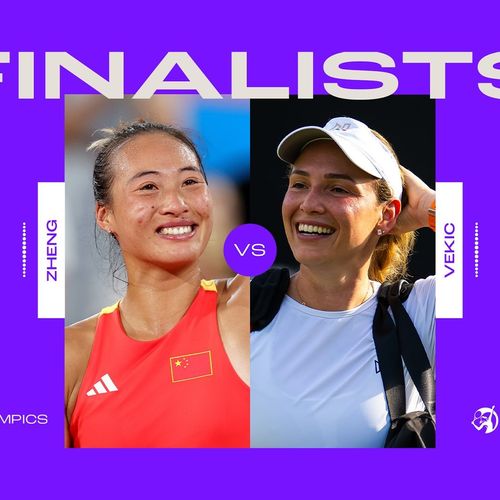 Zheng Qinwen and Donna Vekic