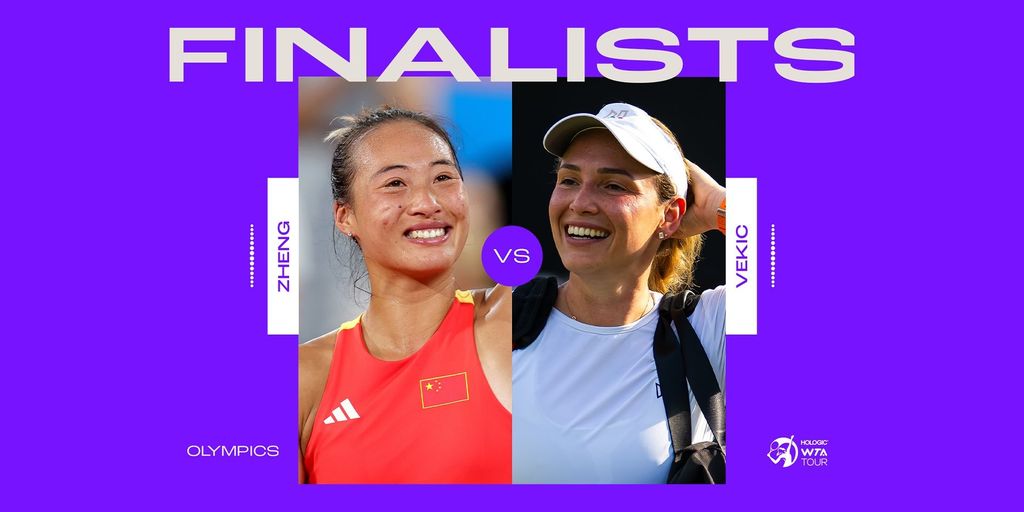 Case for the Paris Olympic finalists: Zheng, Vekic look for crowning moment