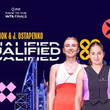 Jelena Ostapenko and Lyudmyla Kichenok