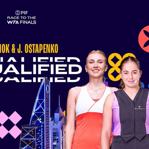 Jelena Ostapenko and Lyudmyla Kichenok
