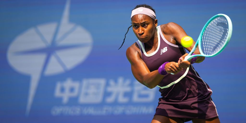 Gauff garners eighth straight win by breezing into Wuhan quarterfinals