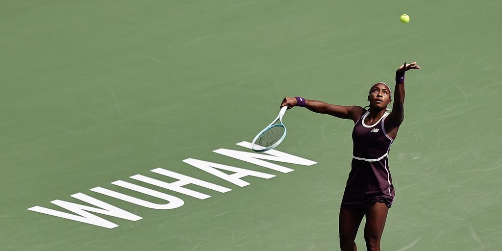 Gauff garners eighth straight win, breezes into Wuhan quarters; Pegula out