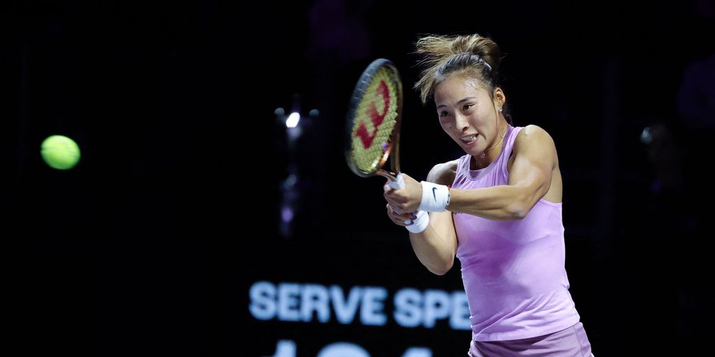 'I fight, whatever happens on court': Zheng reflects on WTA Finals run