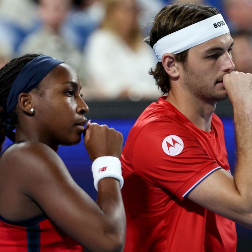 Coco Gauff and Taylor Fritz