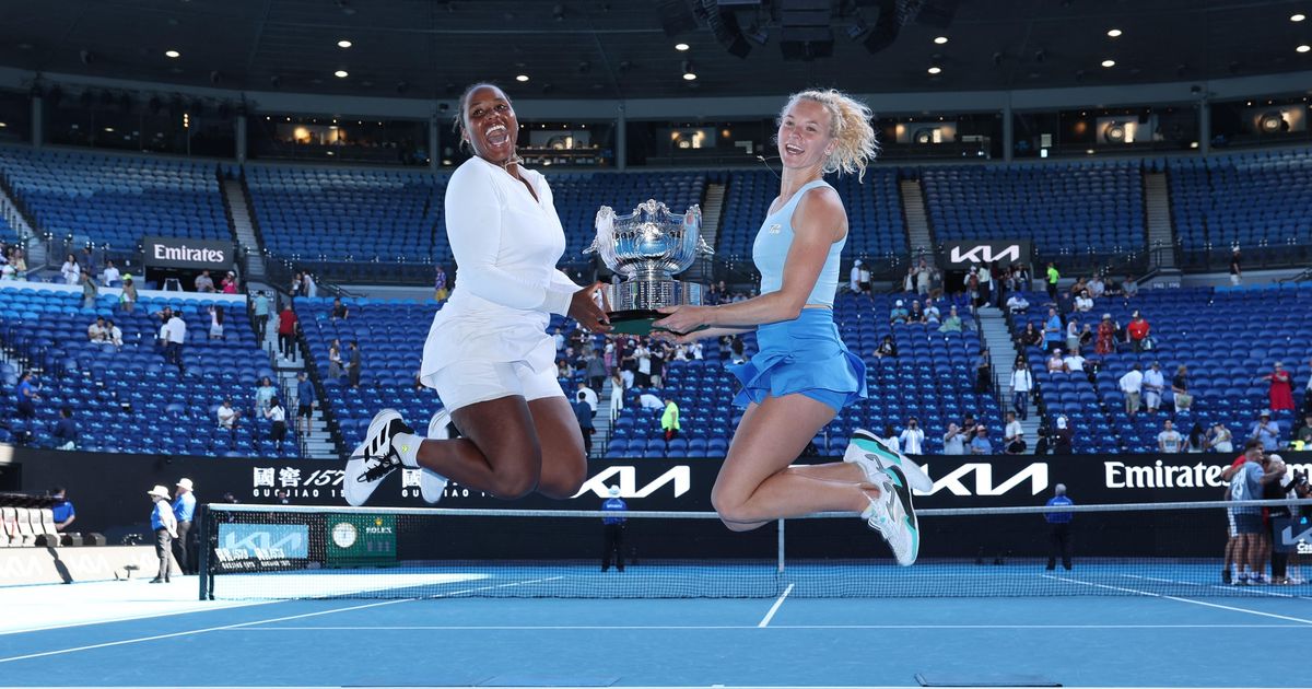 No.1 seeds Siniakova, Townsend battle to Australian Open doubles title