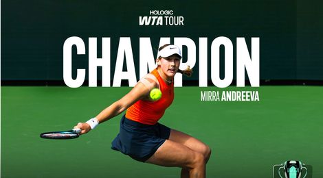 Andreeva Champions Graphic Indian Wells