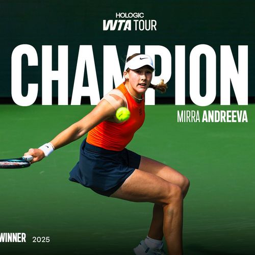 Andreeva Champions Graphic Indian Wells
