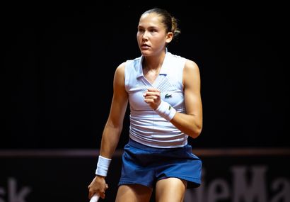 Erika Andreeva in Stuttgart qualifying